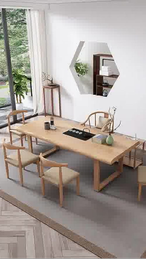 家具批发工厂实木茶桌椅配套组合